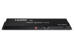 Rozbočovač HDMI 1x10 SPH-RS110_V20 4K 60 Hz HDR