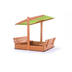 Gimme Five Dřevěné pískoviště s lavičkami impreg.se střechou