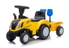 Odrážedlo traktor s přívěsem New Holland žlutá