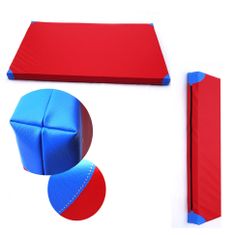 ABC CONNECT Gymnastická matrace 200x120 červená/modrá
