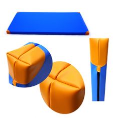ABC CONNECT Gymnastická matrace 200x120 modrá/žlutá