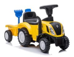 Odrážedlo traktor s přívěsem New Holland žlutá