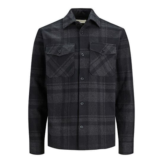 Jack&Jones Pánská košile JPRROY Comfort Fit 12241533 dark grey melange