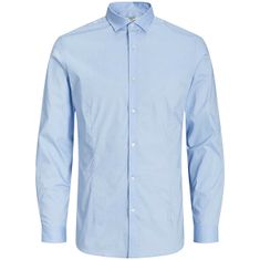 Jack&Jones Pánská košile JJPRPARMA Slim Fit 12097662 Cashmere Blue (Velikost L)