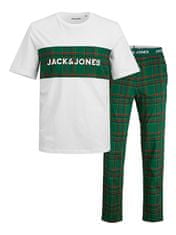 Jack&Jones Pánské pyžamo JACJJ Standard Fit 12246380 White (Velikost XL)