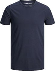 Jack&Jones Pánské triko JJEBASIC Stretch Fit 12058529 Navy Blue (Velikost S)