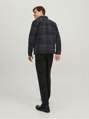Jack&Jones Pánská košile JPRROY Comfort Fit 12241533 dark grey melange (Velikost XXL)