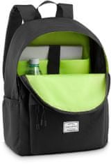 ZAGATTO Černý sportovní batoh, pánský školní batoh na notebook, objem 27 l, vhodný pro formát A4, jedna prostorná komora a 4 kapsy, dvojitý zip, nastavitelné popruhy s pevnými sponami, 43x32x20 / ZG812