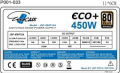 Eurocase Zdroj Eurocase Eco+ 450W 80+BRONZE