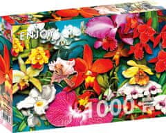 ENJOY Puzzle Džungle orchidejí 1000 dílků