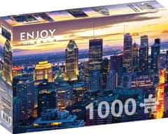 ENJOY Puzzle Noční Montreal, Kanada 1000 dílků