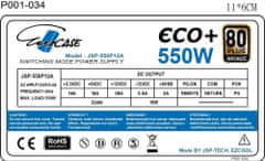 Eurocase Zdroj Eurocase Eco+ 550W 80+BRONZE