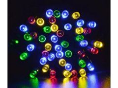 AUR Venkovní LED vánoční řetěz - různobarevná, 25m, 250 LED