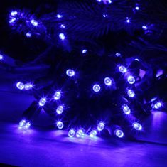 AUR Vnitřní LED vánoční řetěz - fialová, 10m, 100 LED