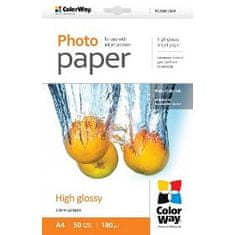 ColorWay Fotopapír H.Gloss.A4 50 ks 180g
