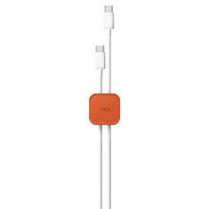 UNIQ Pod 8-In-1 Pack - držák kabelů 8 ks. Oranžový