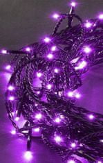 AUR Venkovní LED vánoční řetěz - fialová, 30m, 300 LED