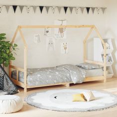 Vidaxl Dětská postel 80 x 200 cm masivní borové dřevo