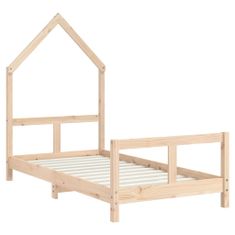 Greatstore Dětská postel 80 x 160 cm masivní borové dřevo