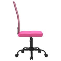 Vidaxl Kancelářská židle růžová síťovina