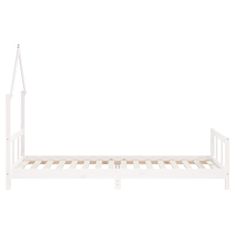 Greatstore Dětská postel bílá 90 x 200 cm masivní borové dřevo