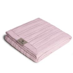 Maceshka Pletená deka Maceshka hrášek, pink
