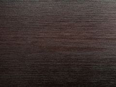 Beliani Dřevěná patrová postel 90 x 200 cm tmavé dřevo RADON