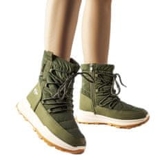 Lee Cooper Zelené sněhové boty velikost 37