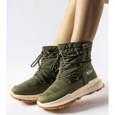 Lee Cooper Zelené sněhové boty velikost 37