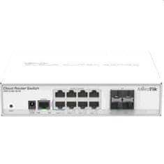 Mikrotik Switch CRS112-8G-4S-IN QCA8511, 128MB, 8xGLAN, 4xSFP, OS L5, desktop case, PSU