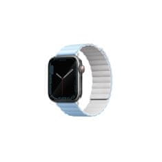 UNIQ Oboustranný řemínek Revix pro Apple Watch 49/45/44/42 mm, bílý / modrý