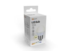 Solight  LED žárovka miniglobe matná P45 8W, E27, 4000K, 720lm