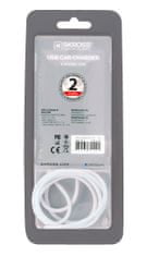 Skross  USB Car Charger & Lightning Connector, integrovaný kabel + 1x USB výstup, max. 3400mA