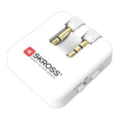 Skross  Bezdrátový audio adaptér, vysílač-přijímač 2v1, Bluetooth 5 a vyšší, 3,5mm mini jack