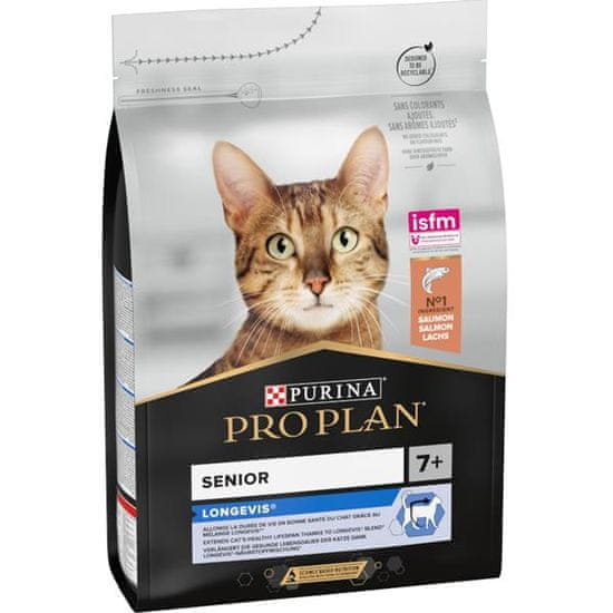 Purina Pro Plan Cat Senior Longevis losos 3 kg