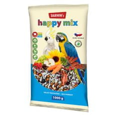 Darwin's Velký Papoušek Happy mix 1kg