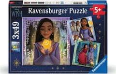 Ravensburger Puzzle Přání 3x49 dílků