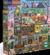 eeBoo Čtvercové puzzle Alchymistův dům 1000 dílků