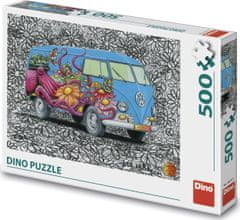 Dino Puzzle Hippies VW 500 dílků