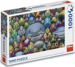 Dino Puzzle Barevné rybičky 1000 dílků