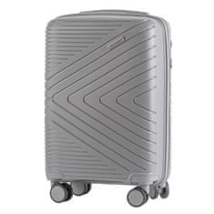 Wings Cestovní kufr Wings S, polypropylen, světle šedý