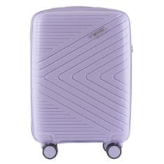 Wings Cestovní kufr Wings S, polypropylen, bílá fialová