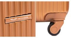 Wings Velký kufr Wings L, hnědý