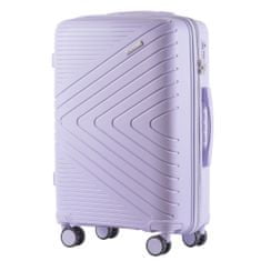 Wings Cestovní kufr Wings M, polypropylen, bílá fialová