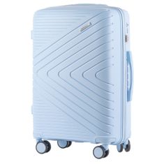 Wings Cestovní kufr Wings M, polypropylen, světle modrý
