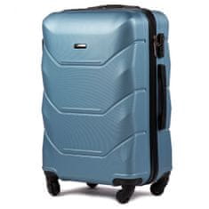 Wings Střední cestovní kufr Wings M, Silver blue