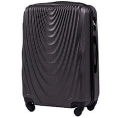 Wings Střední cestovní kufr Wings M, tmavě šedý