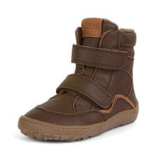 Froddo Chlapecká barefoot zimní obuv G3160169-2 hnědá, 28