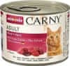 Animonda Carny konzerva pro kočky hovězí+krůtí srdce 200g