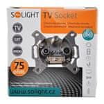 Solight Zásuvka TV+R+SAT koncová